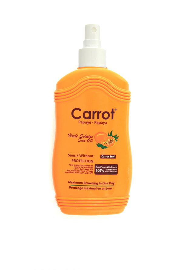 Carrot Sun® Tan Accelerator Papaya Spray Oil Carrot Sun® Tan Accelerators
