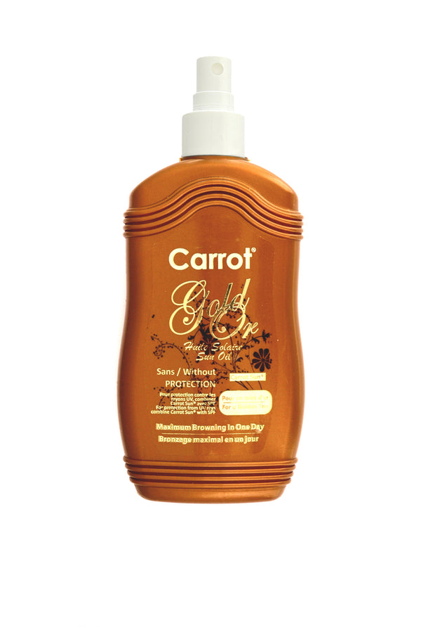 Carrot Sun® Tan Accelerator Gold Spray Oil Carrot Sun® Tan Accelerators